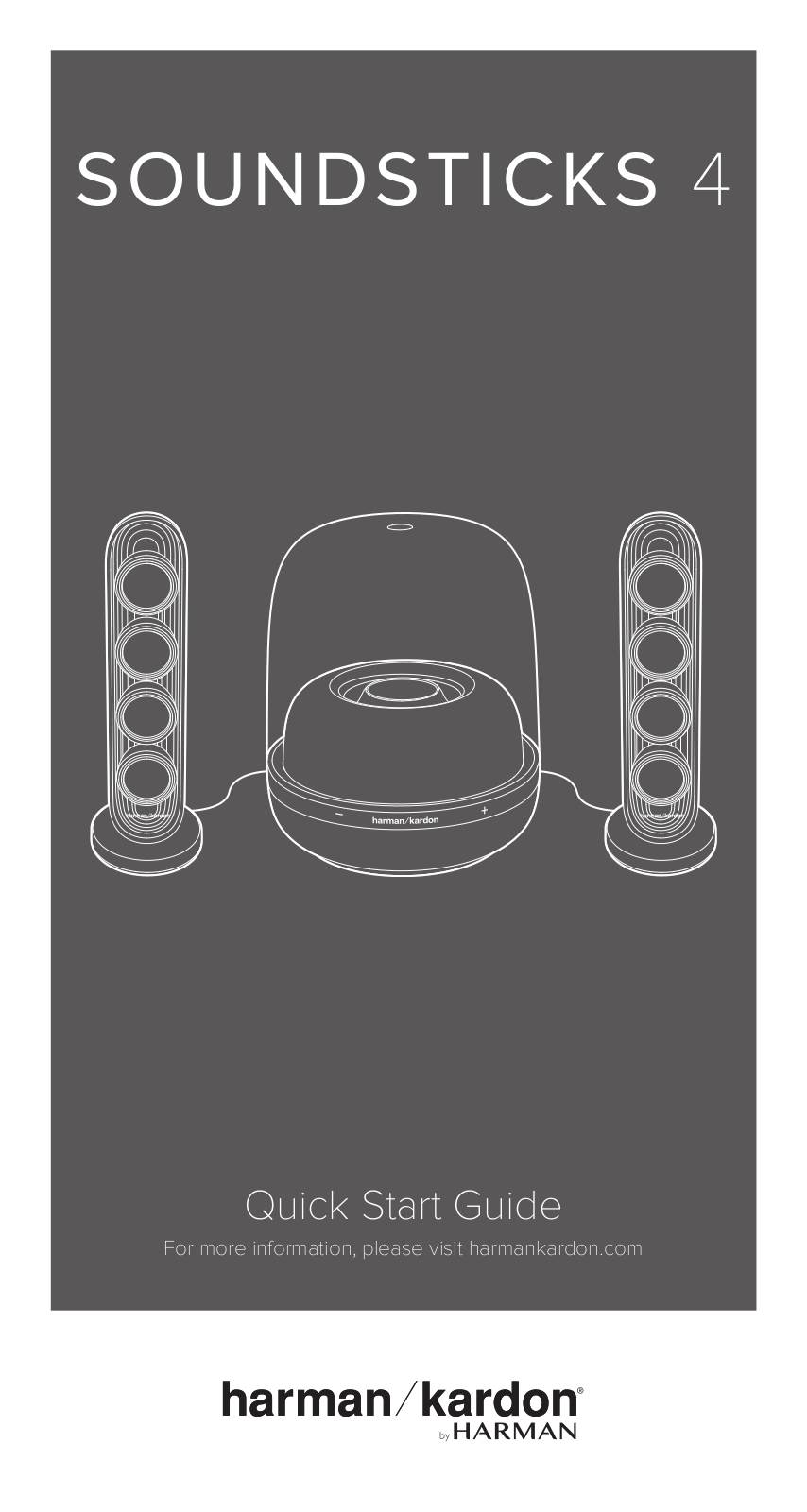 Harman/Kardon Soundsticks 4 Quick Start Guide