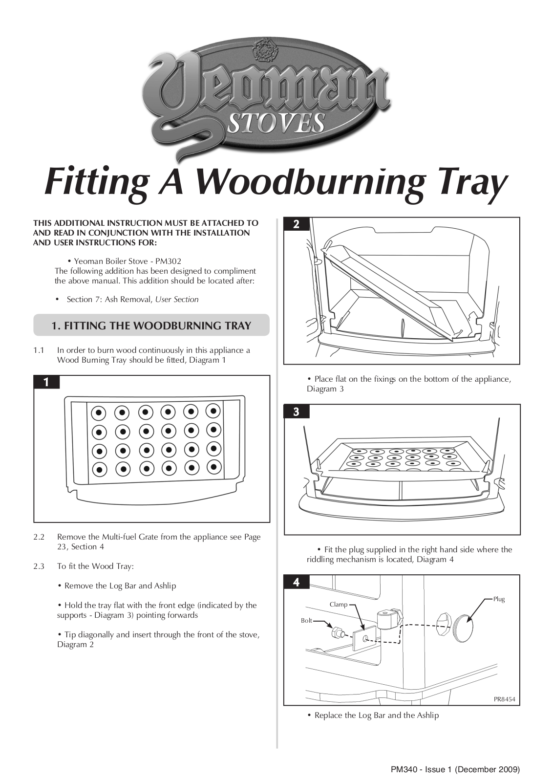 Yeoman PM302 User Manual