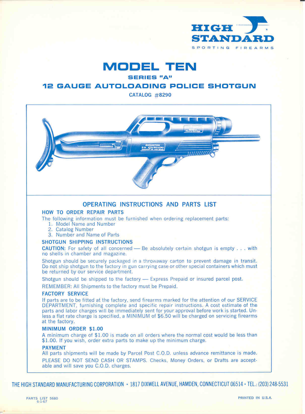 histandard 10a User Guide