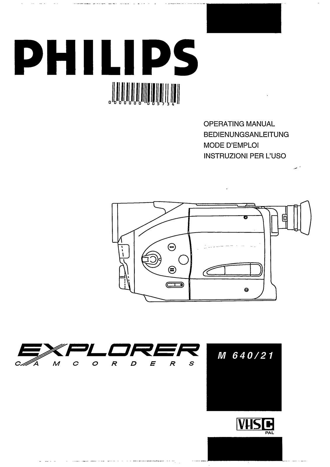 Philips M640/21 User Manual