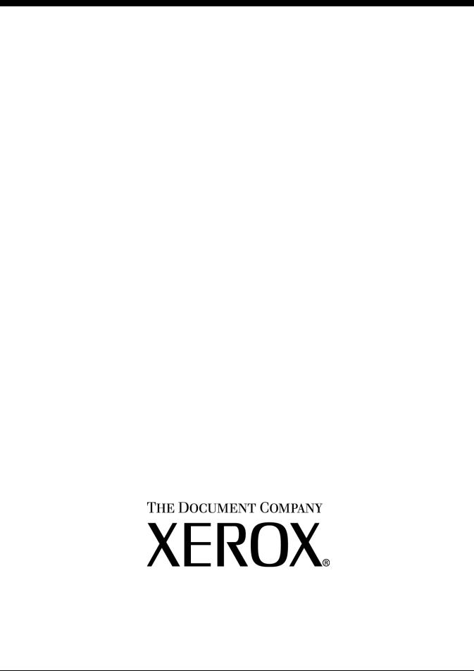 Xerox DocuColor 2060 User Manual