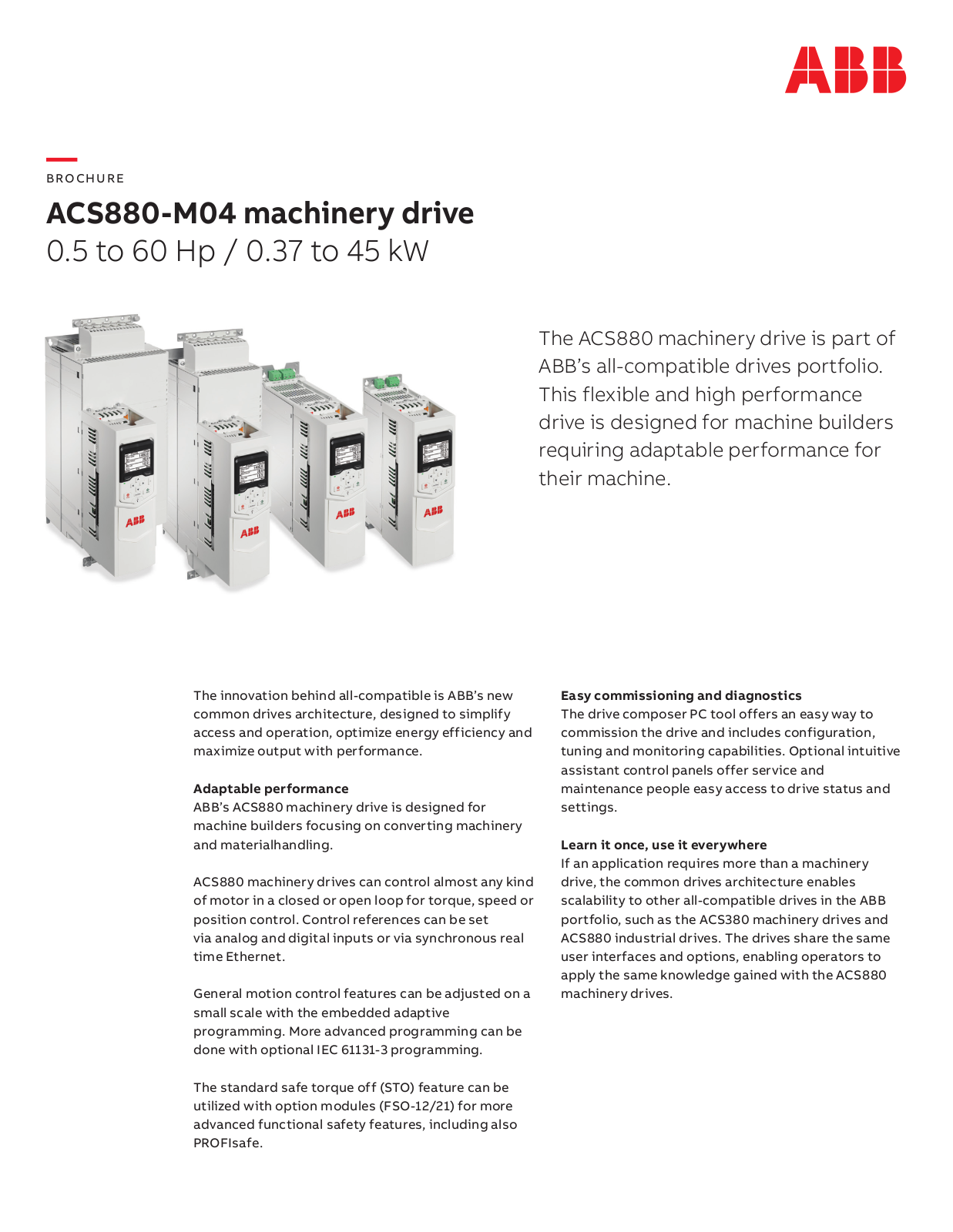 ABB ACS880-M04 Brochure