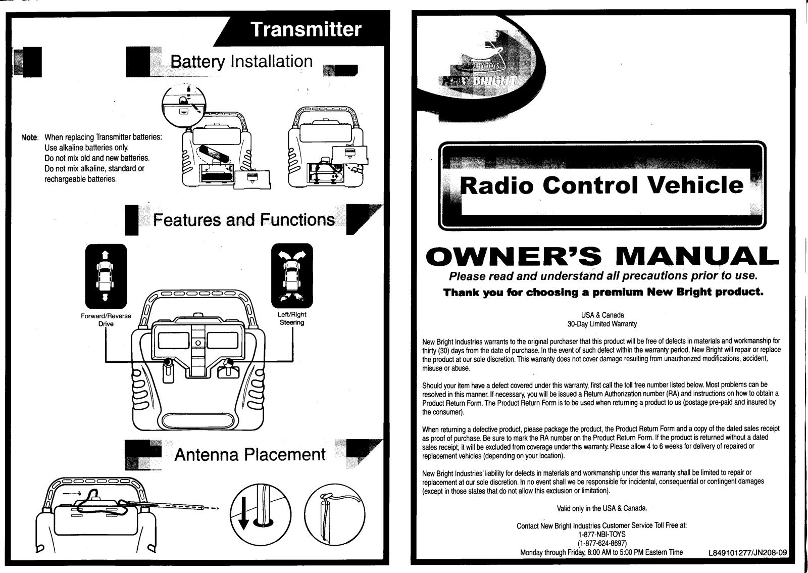 New Bright Co 2022HKW User Manual