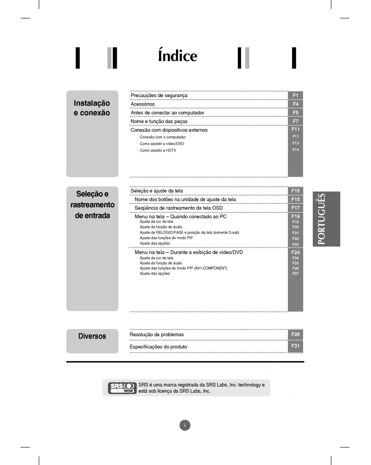 Lg L173SA User Manual