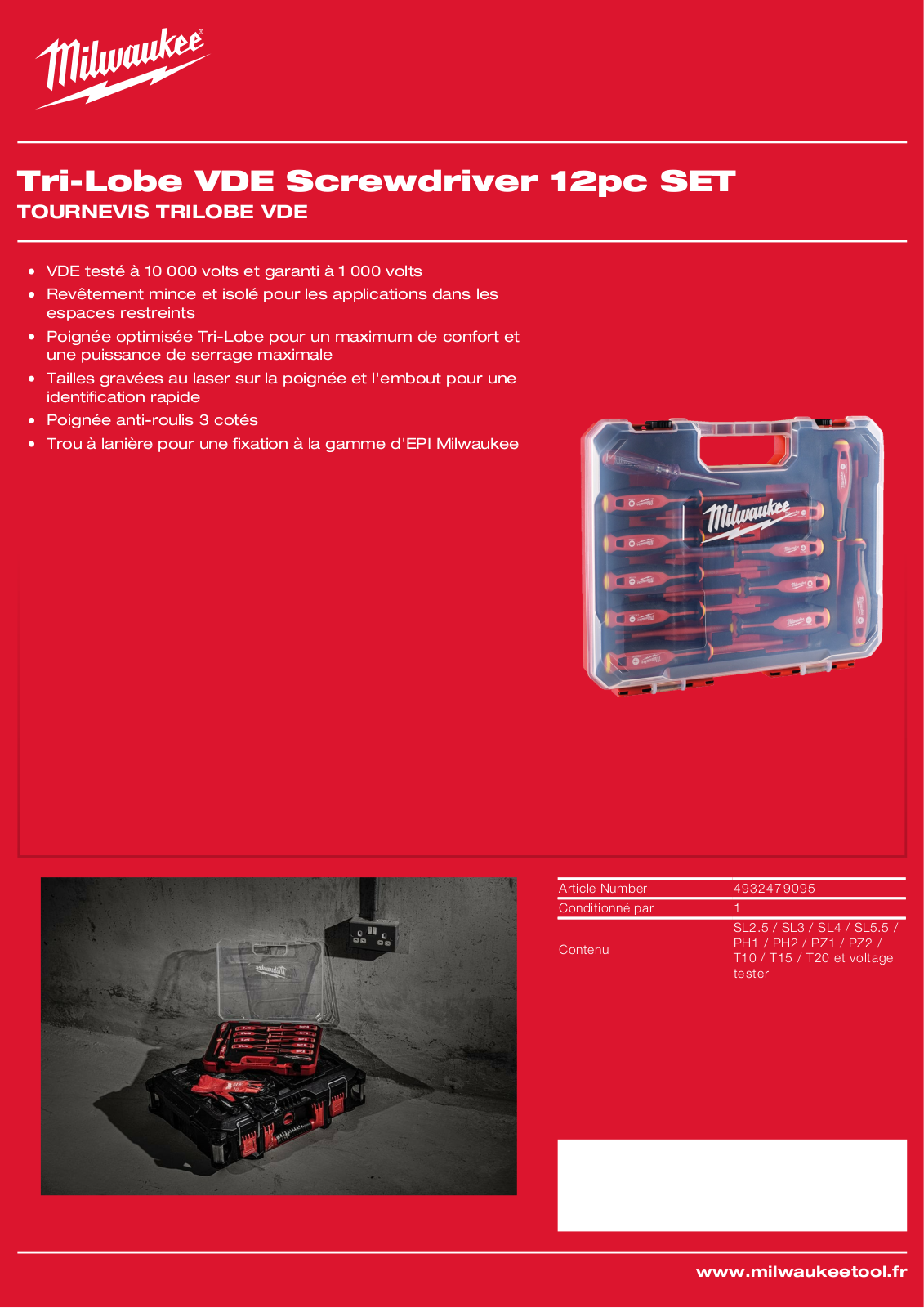 Milwaukee 4932479095 Specification - ManualMachine.com