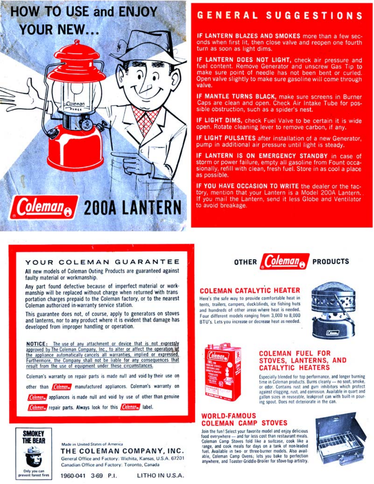 Coleman 200a195 Service Manual