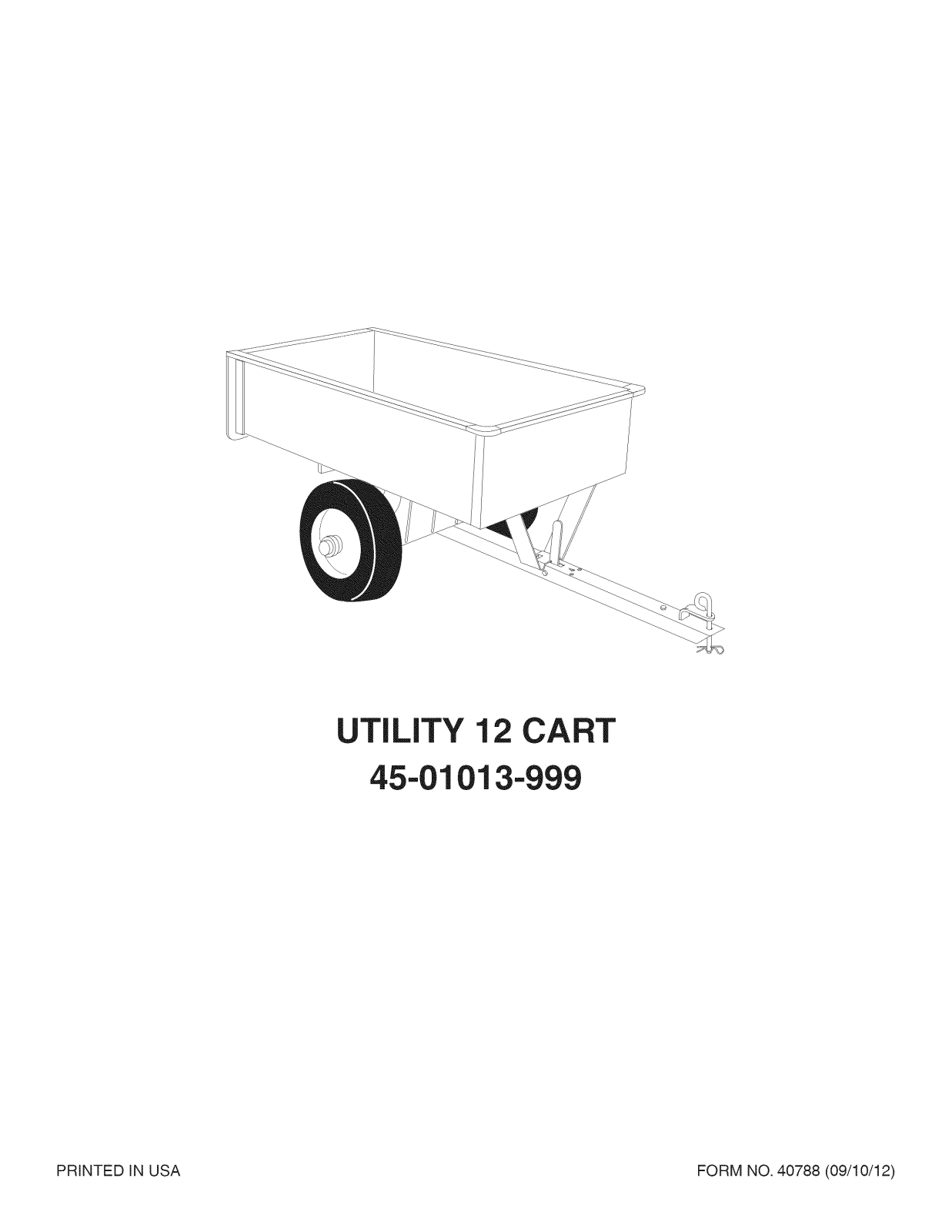 Agri-Fab 45-01013-999 Owner’s Manual