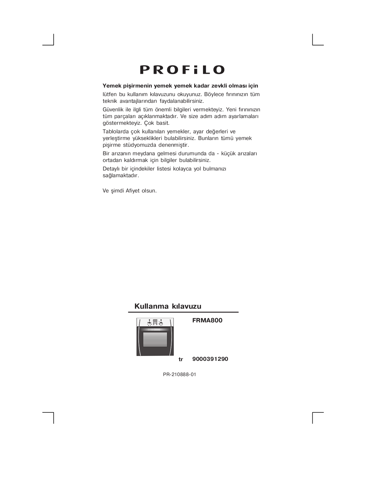 Profilo FRMA800 User Manual - ManualMachine.com