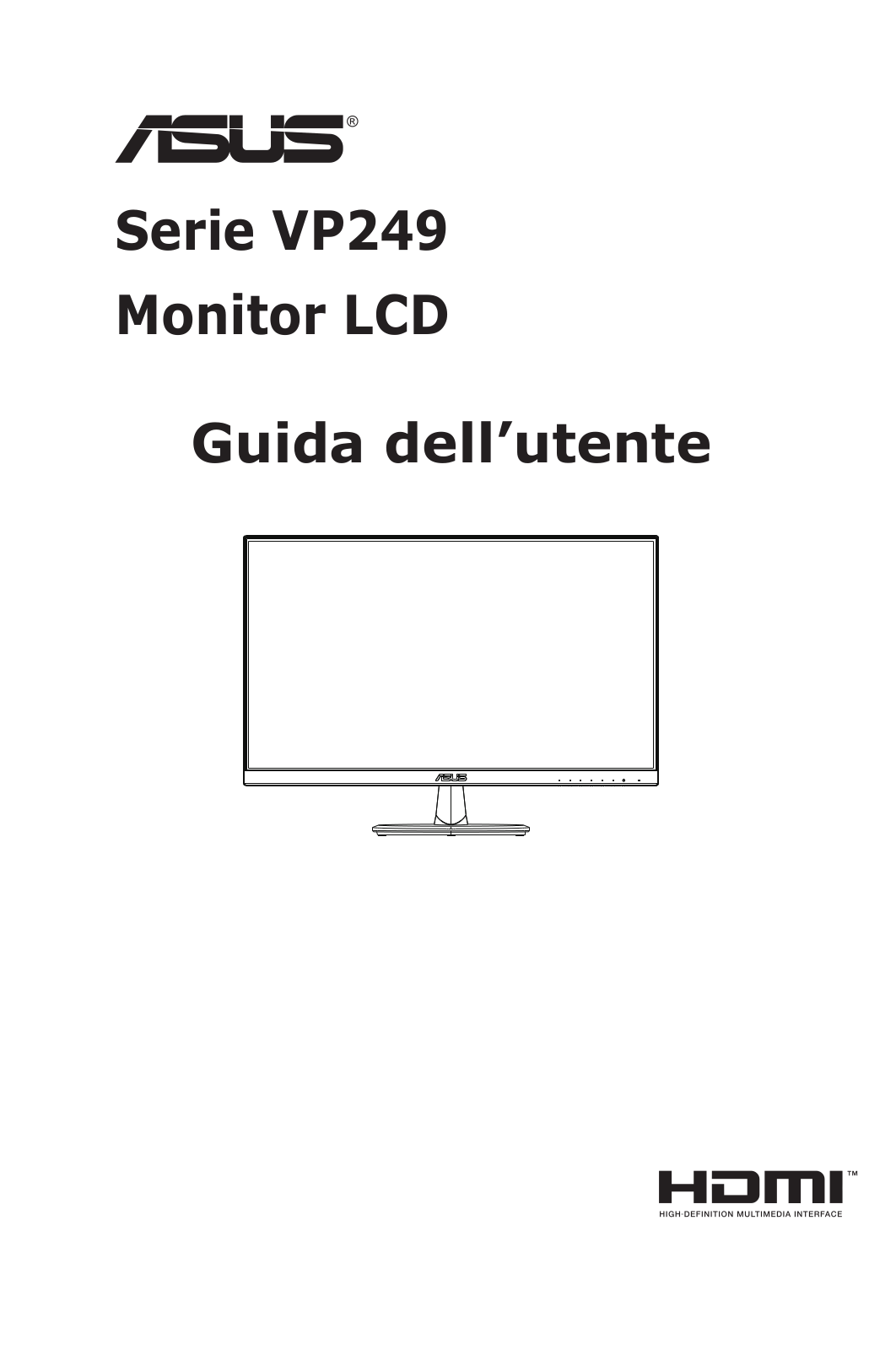 Asus VP249QGR User’s Manual