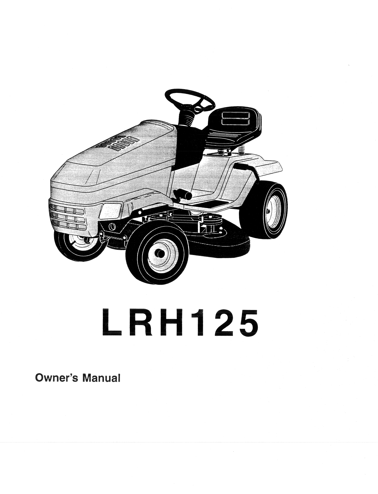 Husqvarna LRH125, HN125HR38A User Manual