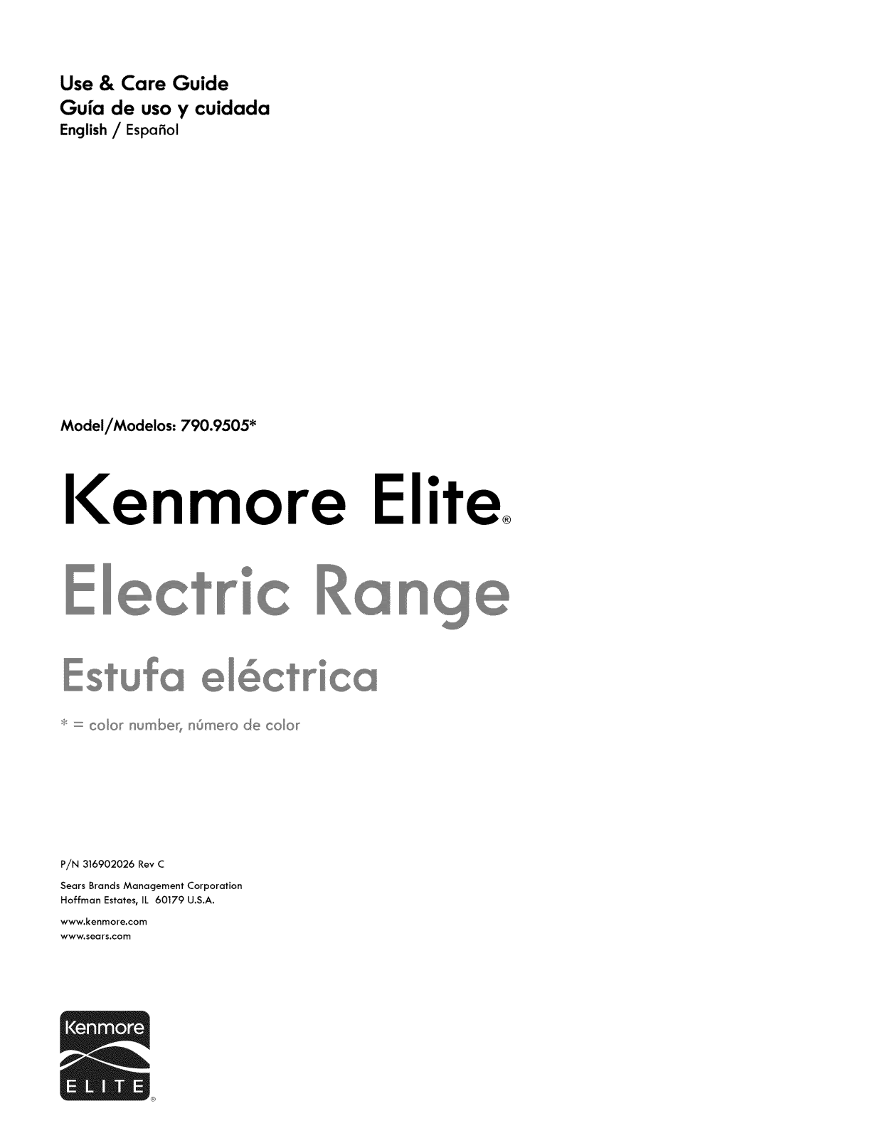 Kenmore 79095052310, 79095052311, 79095052312, 79095052313, 79095052314 Owner’s Manual - ManualMachine.com