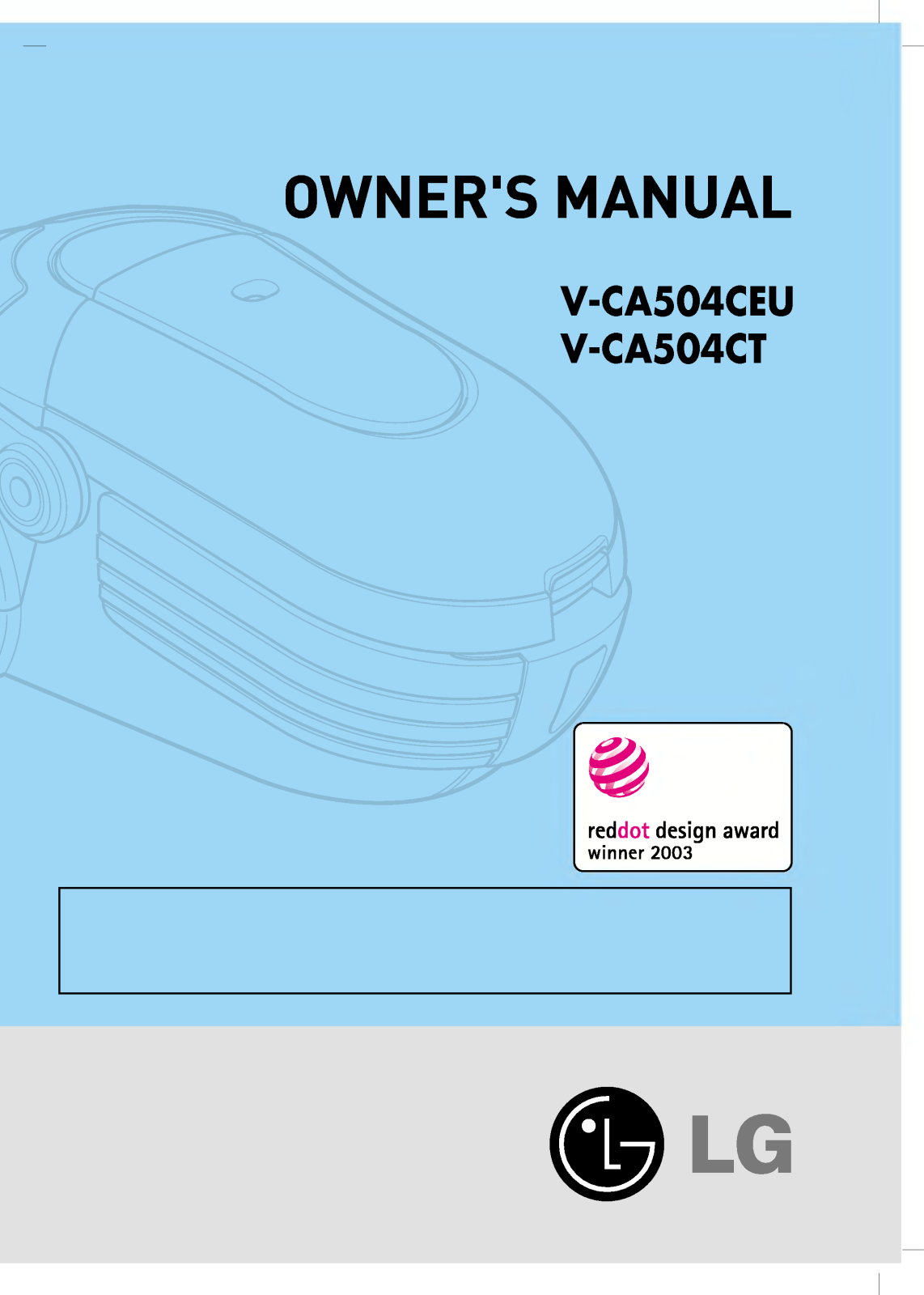 LG V-CA504CEU User Manual