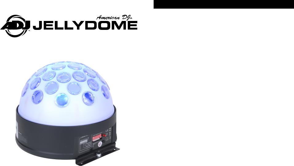 Adj Jelly Dome User Manual