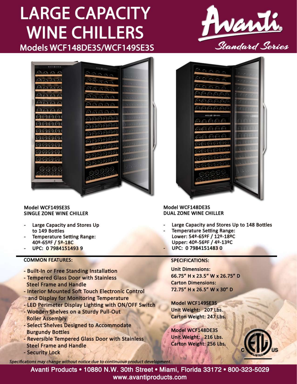 Avanti Products AVA1464 Specifications - ManualMachine.com