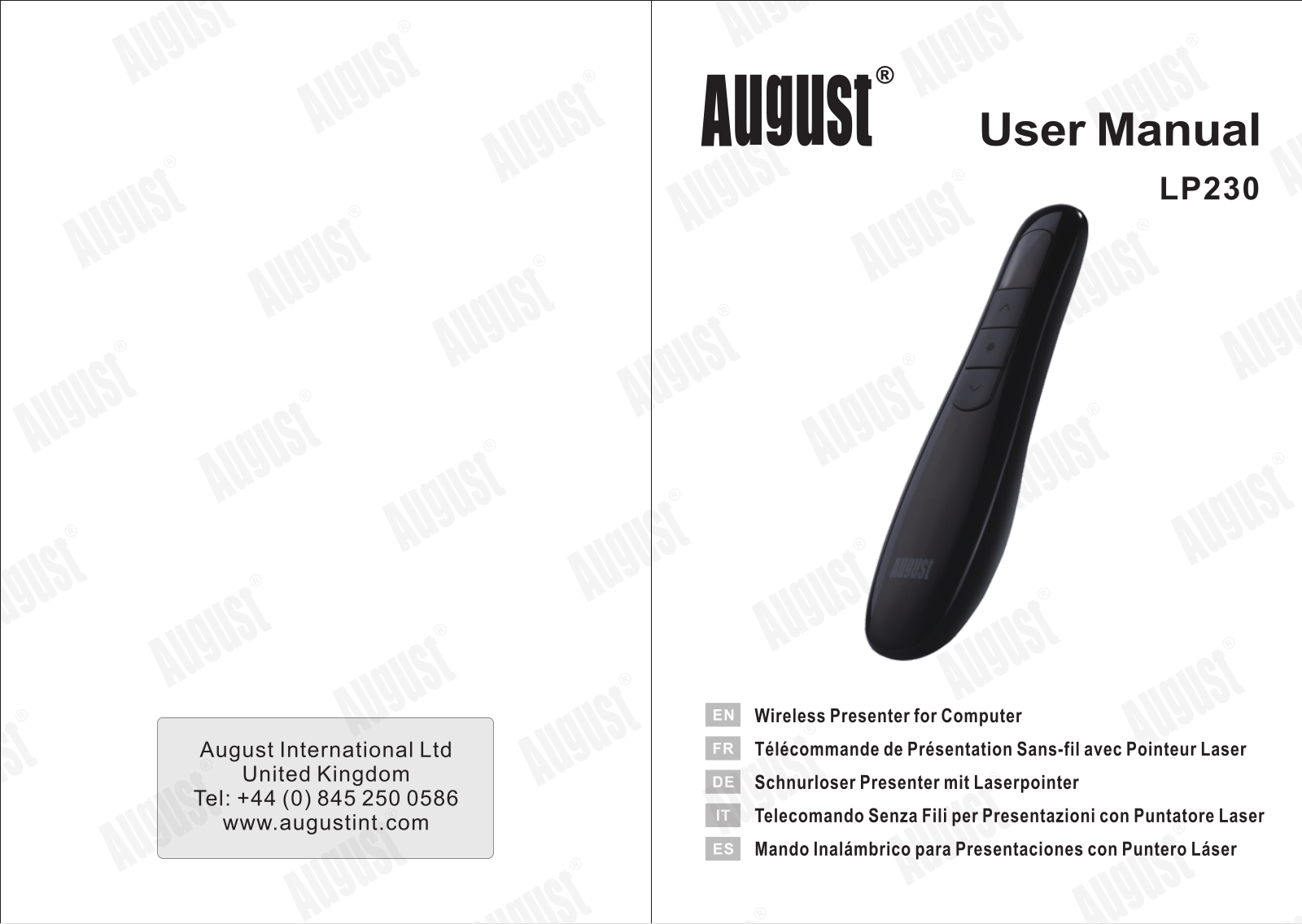 August LP230 User Manual