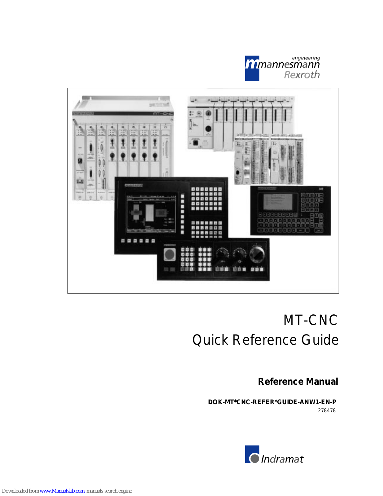 Mannesmann MT-CNC Quick Reference Manual