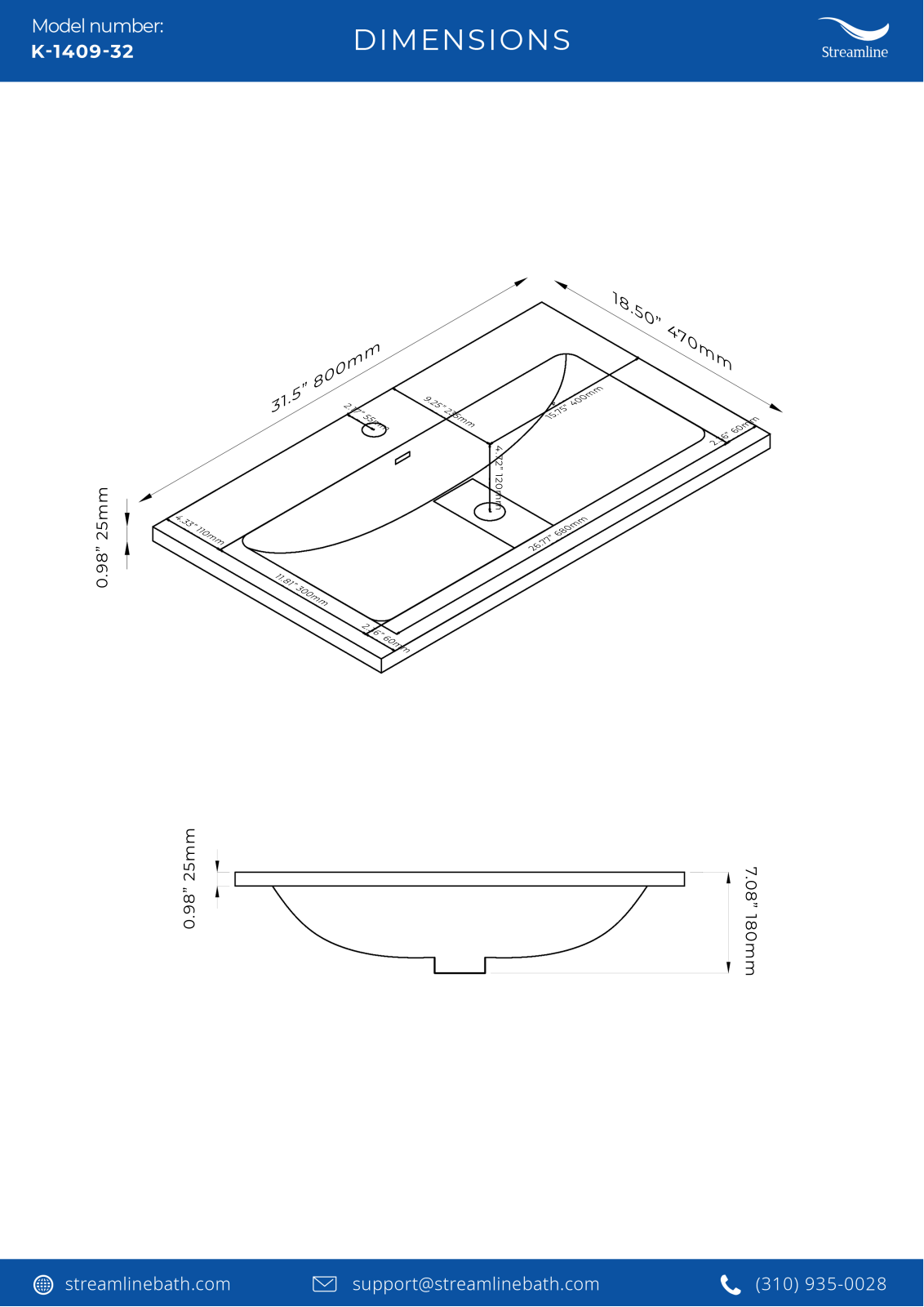 Streamline Bath SLBH7626 Specifications - ManualMachine.com