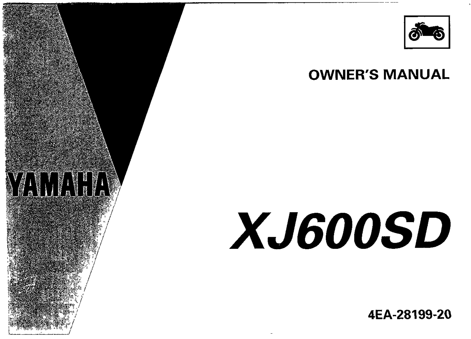 Yamaha XJ600 SD 1992 Owner's manual