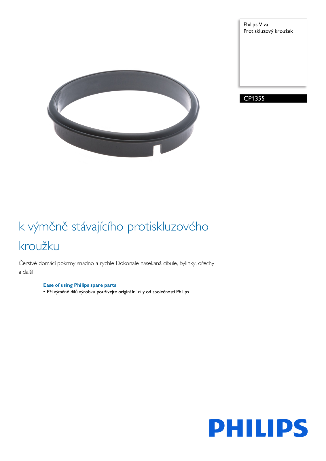 Philips CP1355/01 Leaflet - ManualMachine.com