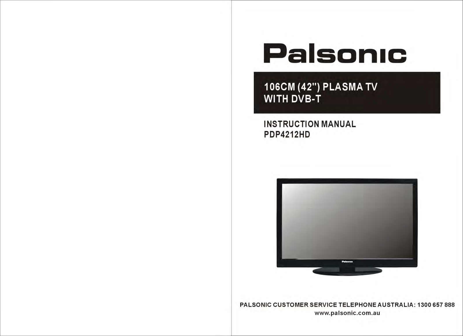 Palsonic PDP4212HD Owner Manual