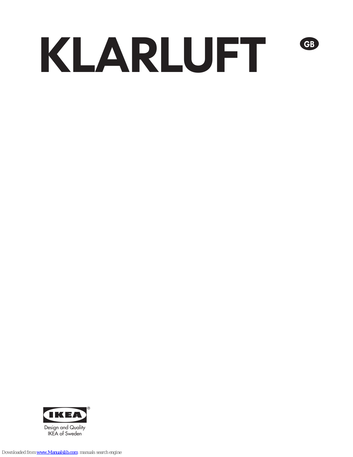 IKA KLARLUFT Installation Manual