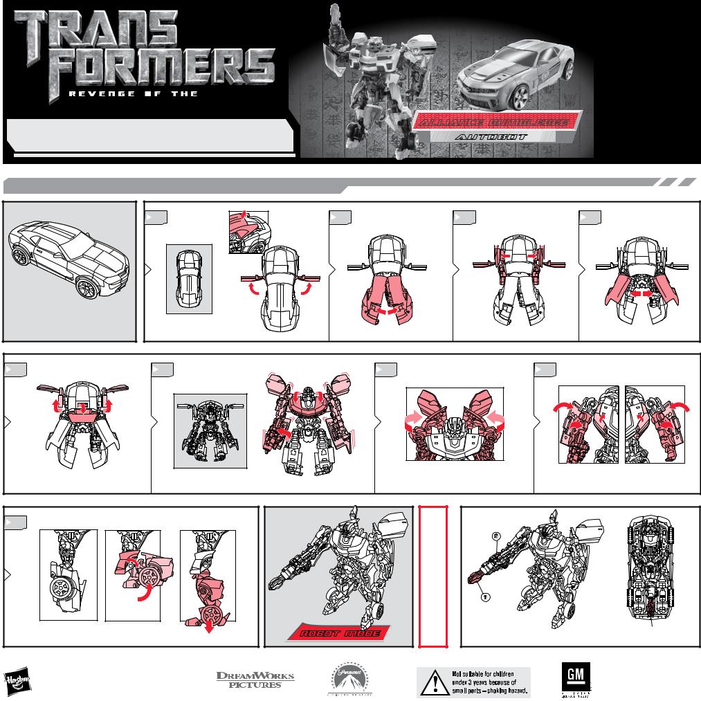 Hasbro TRANSFORMERS ALLIANCE BUMBLEBEE User Manual