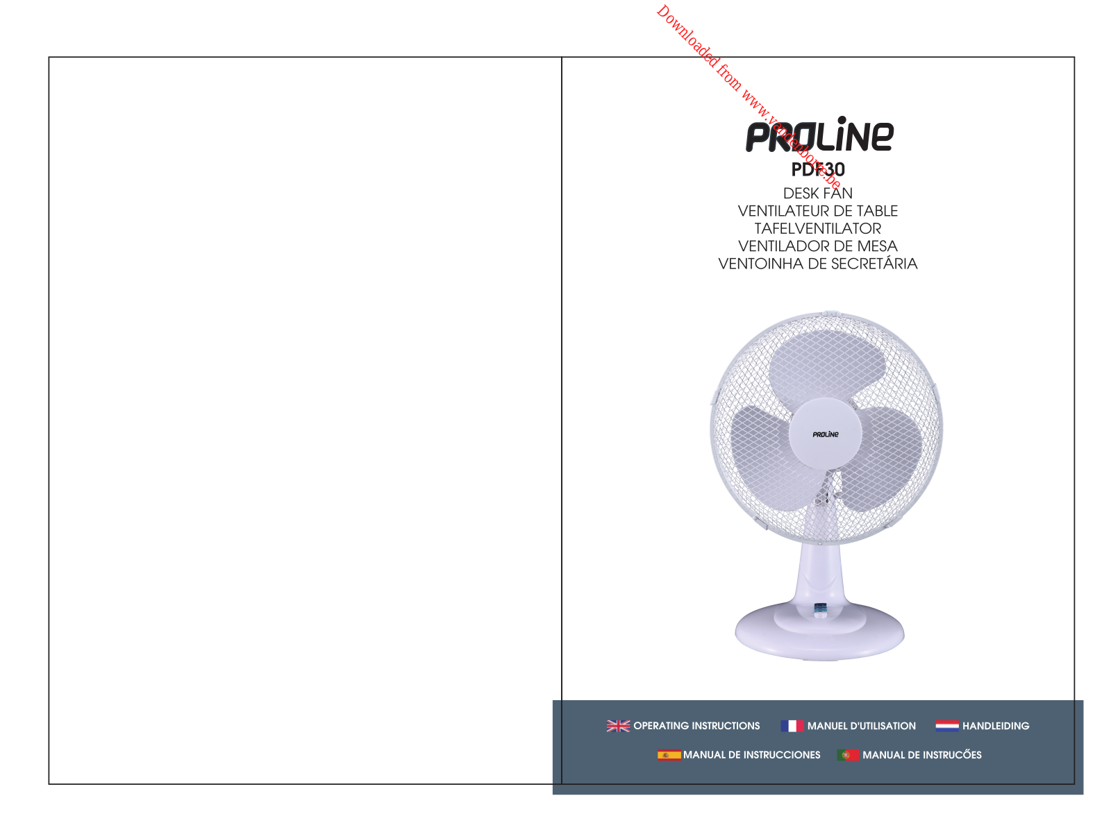 PROLINE PDF30 User Manual