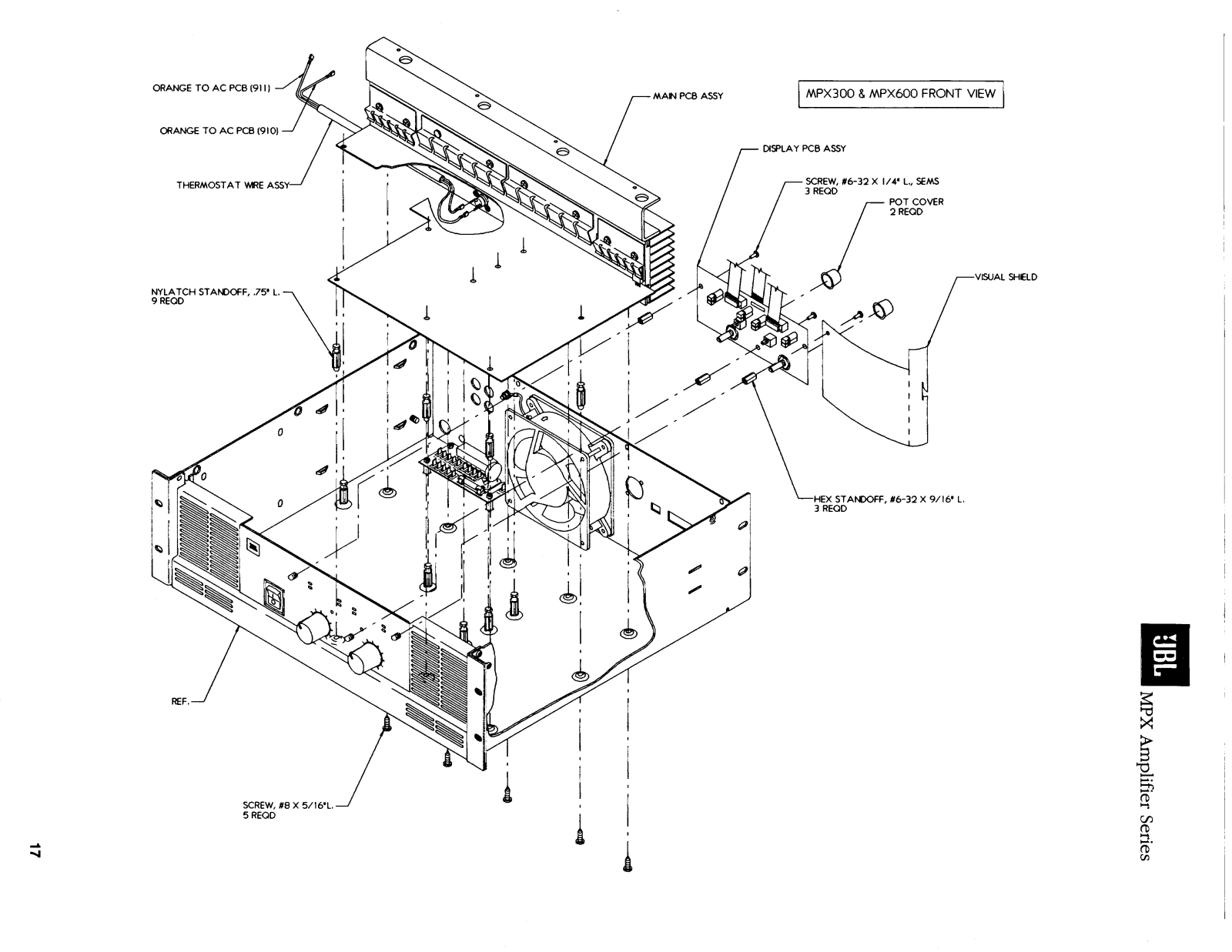 JBL mpx600, mpx300 User Manual