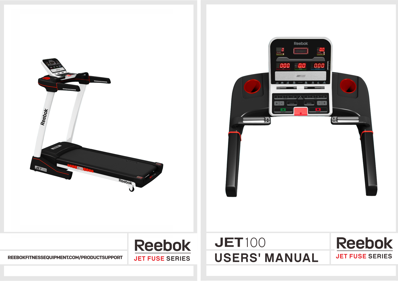 Reebok JET100 Instruction manual