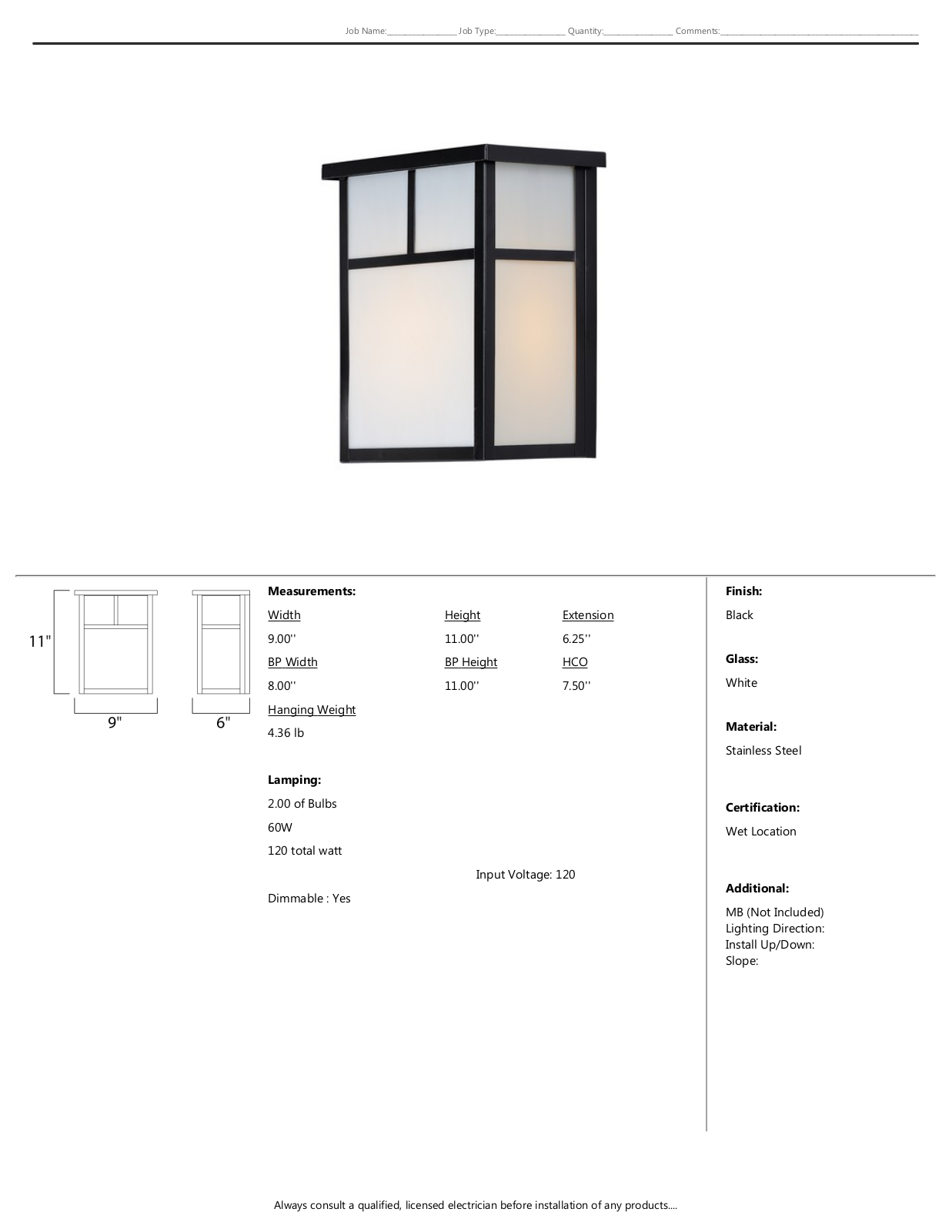 Loon Peak LNPK1894 Specifications - ManualMachine.com