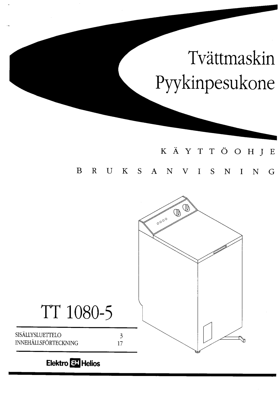 Elektro helios TT1080-5 User Manual