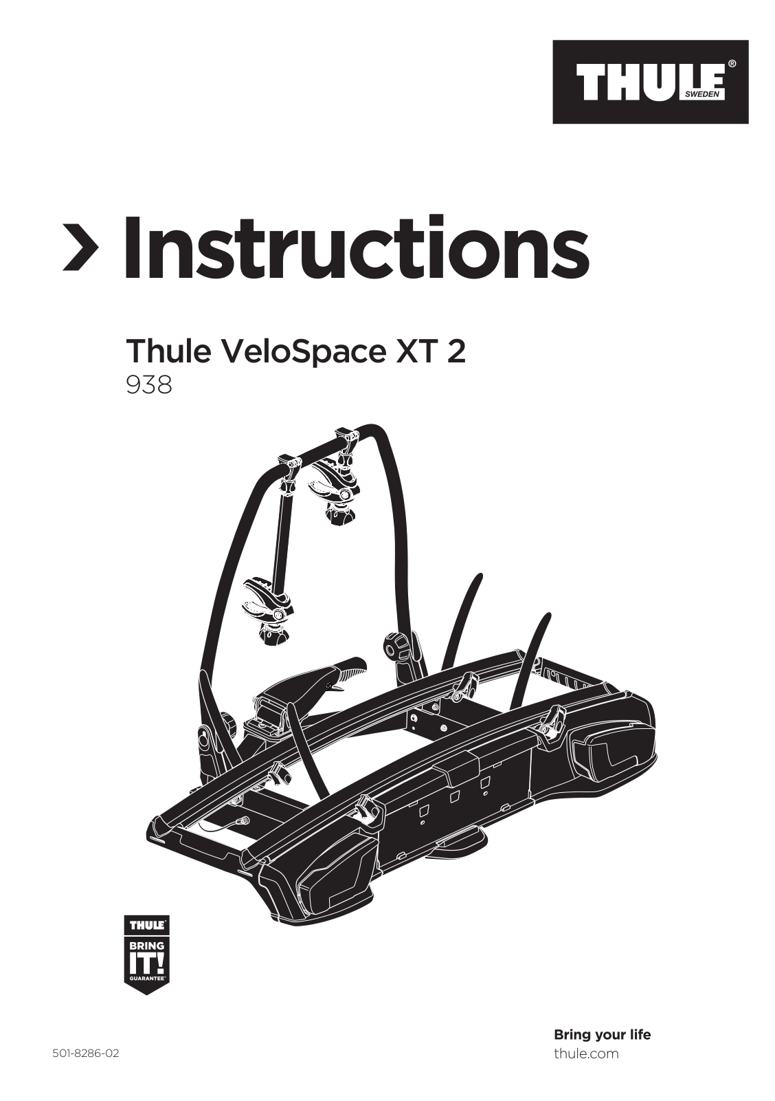 Thule VeloSpace XT 2 User Manual