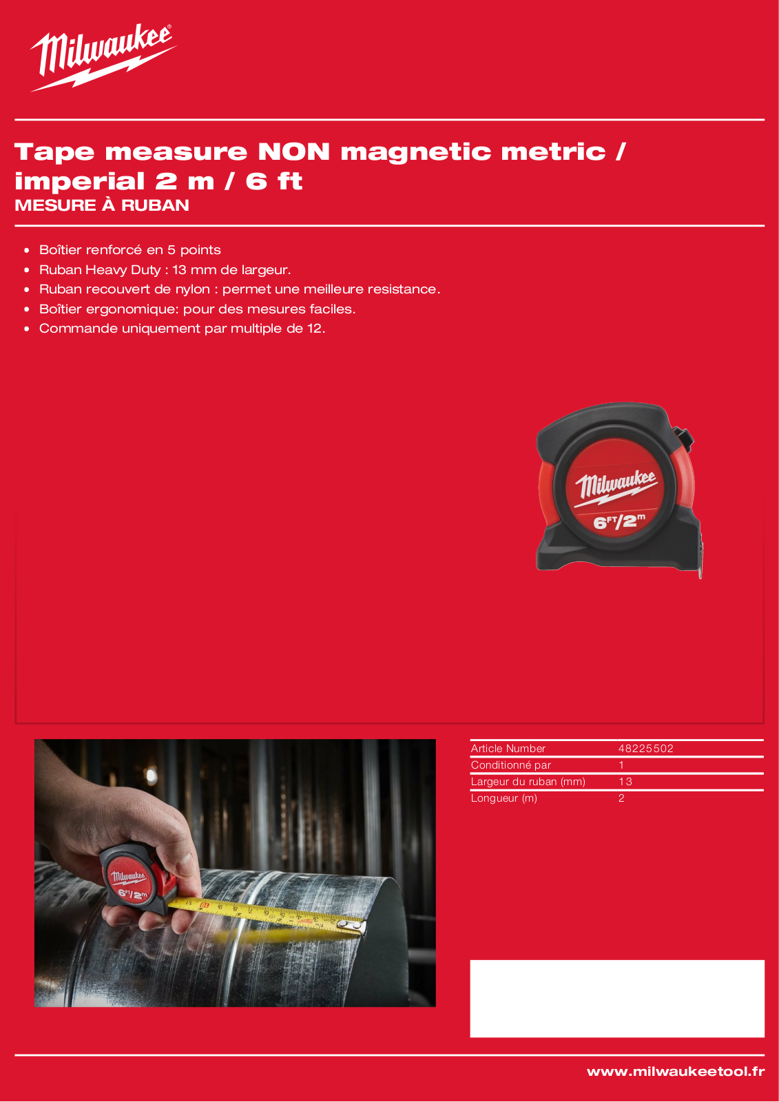 Milwaukee 48225502 Specification - ManualMachine.com