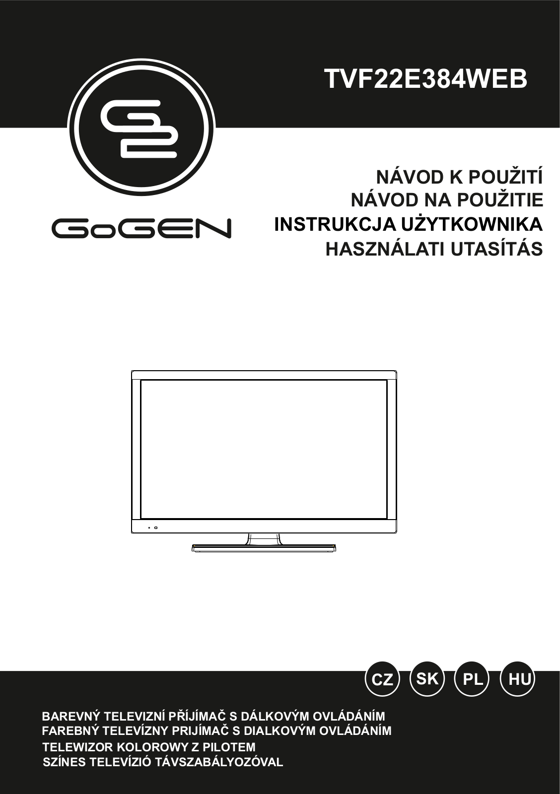 GoGEN TVF 22E384 WEB User Manual