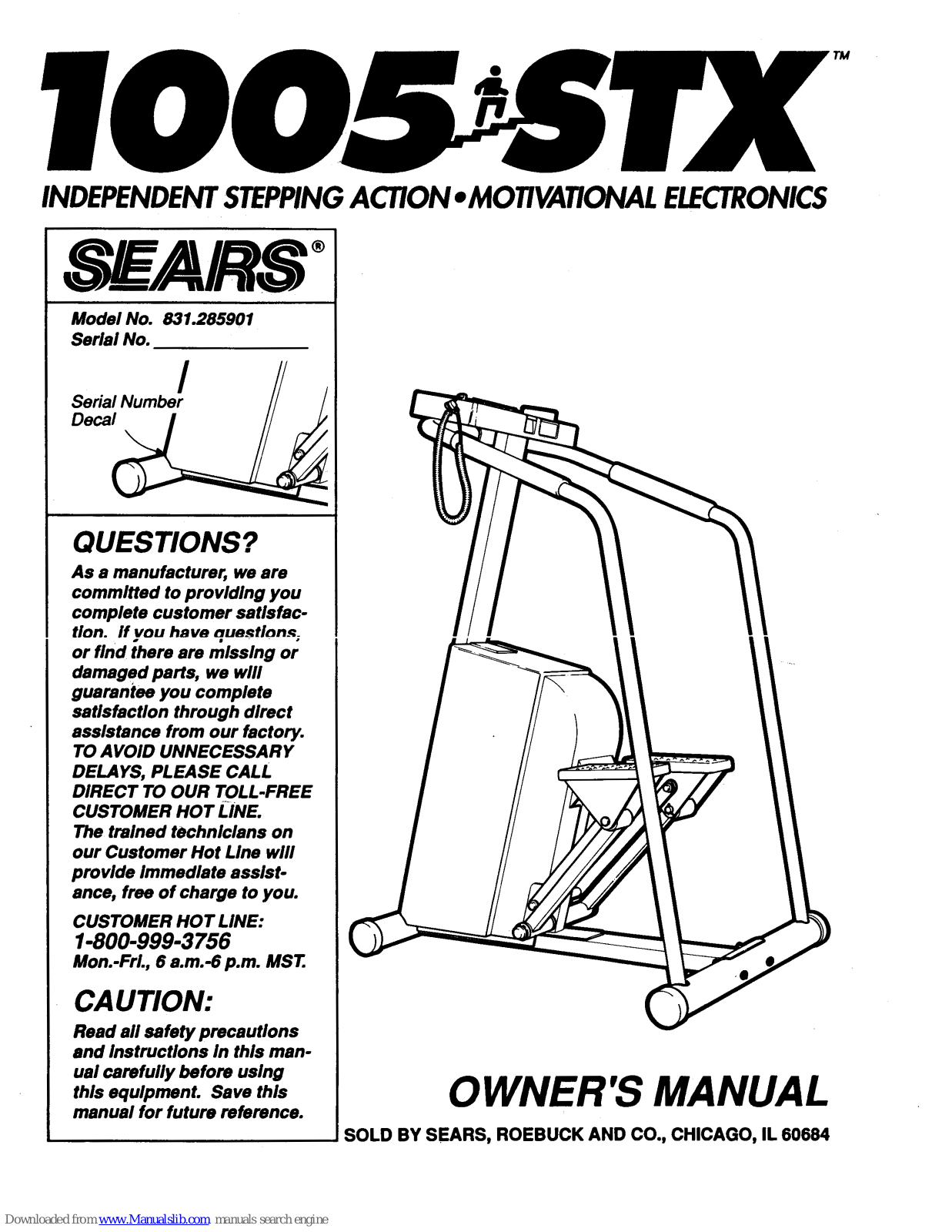 Pro-Form 831.285901 Owner's Manual