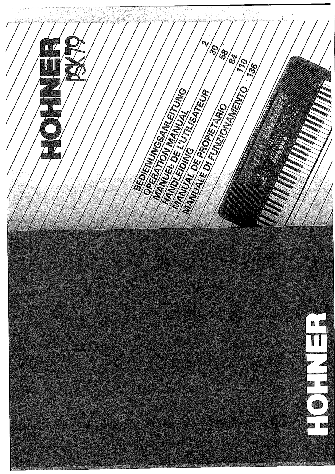 Hohner PSK79 User Manual