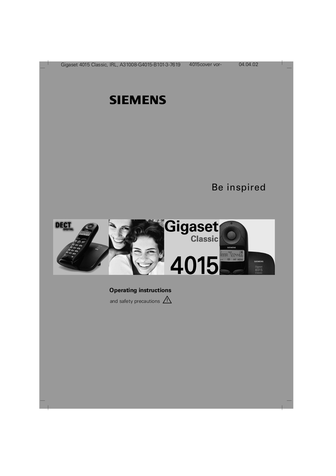 SIEMENS Gigaset 4000 Classic User guide