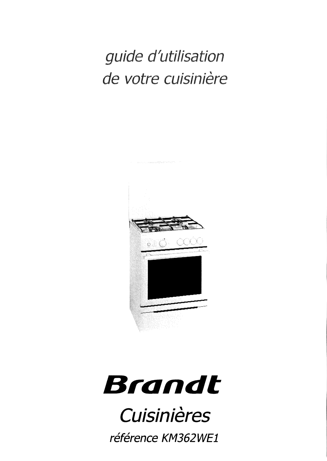 BRANDT KM362 User Manual