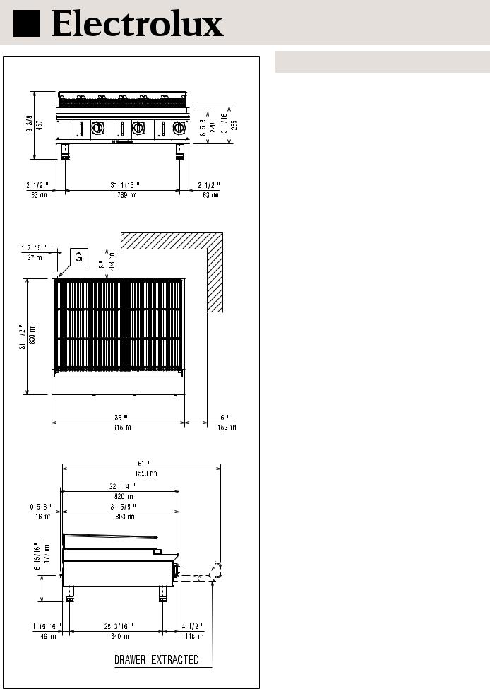 Electrolux AGG36 (169022) General Manual