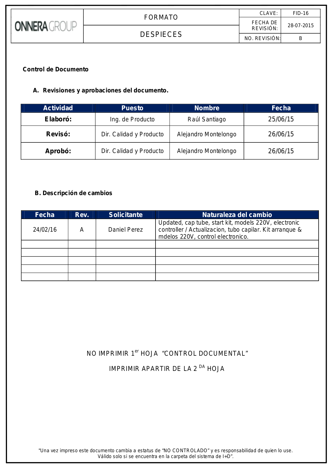 Fagor Commercial FWF-60 PARTS LIST