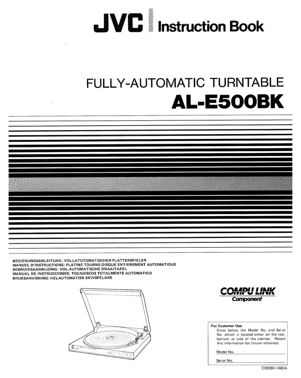 JVC ALE-500-BK Owners manual