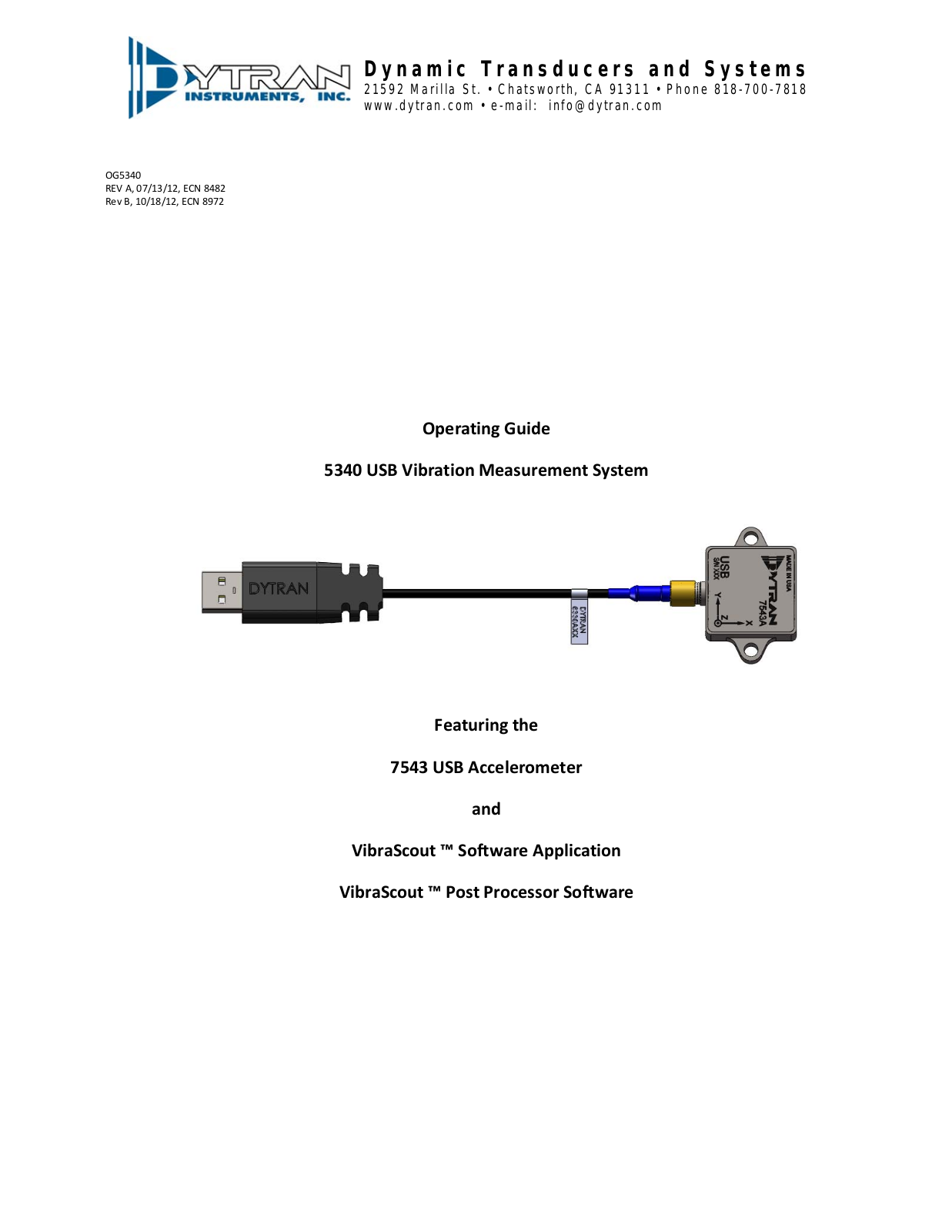 Cooper Dytran 5340 User Manual