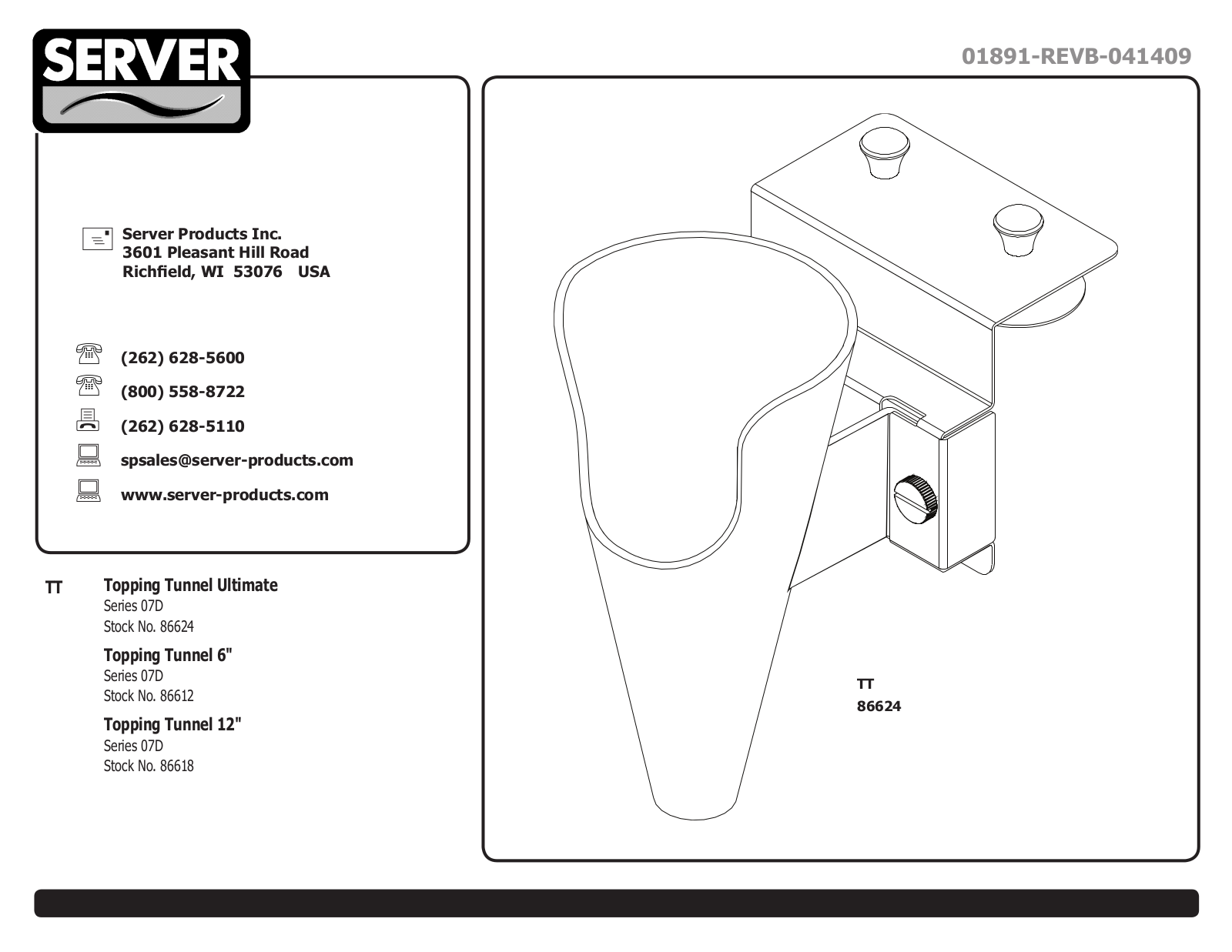 Server Products TT 86624 User Manual