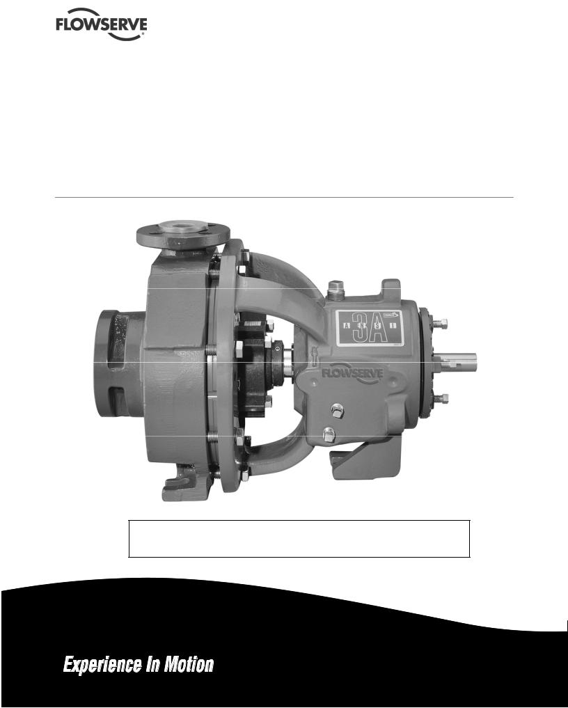 Flowserve S-series User Manual