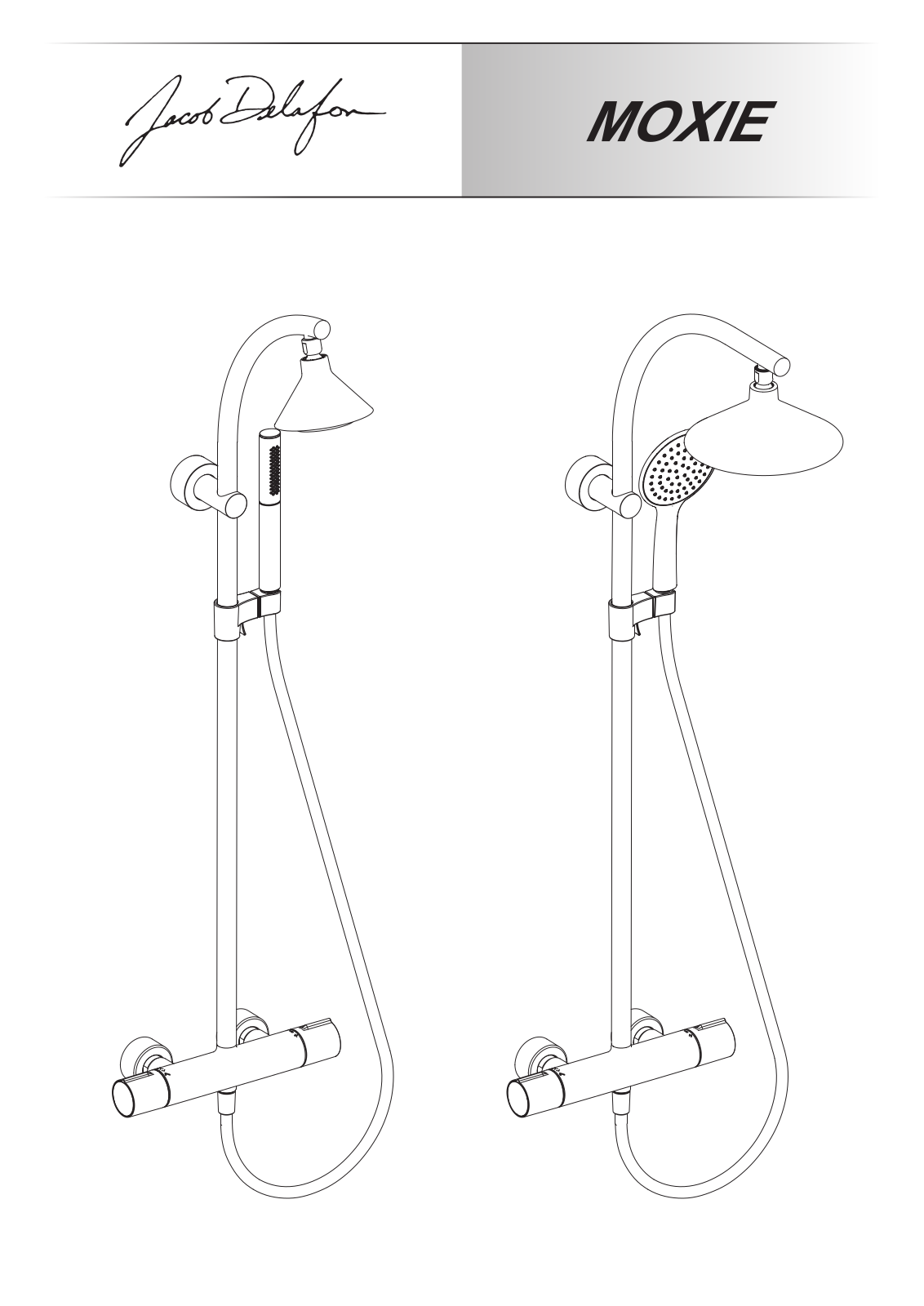 Jacob Delafon MOXIE E5798-CP, MOXIE E5799-CP Installation guide