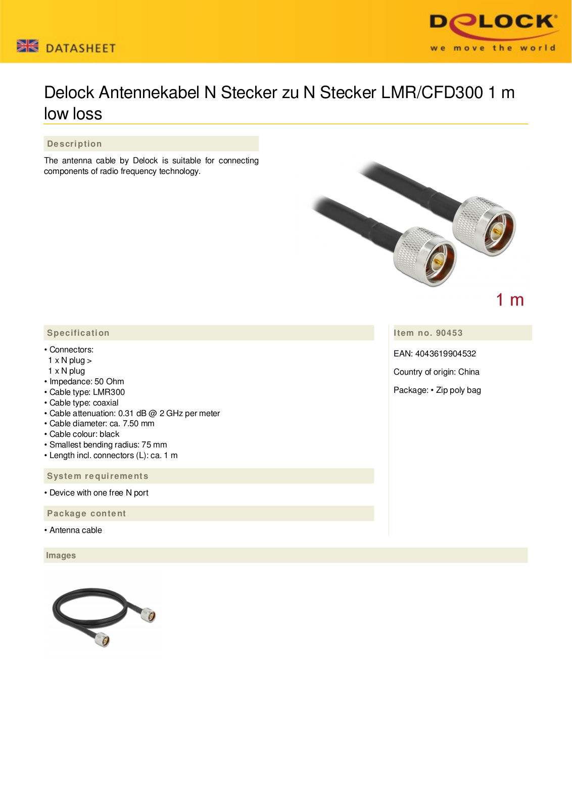 DELOCK 90453 Datasheet - ManualMachine.com