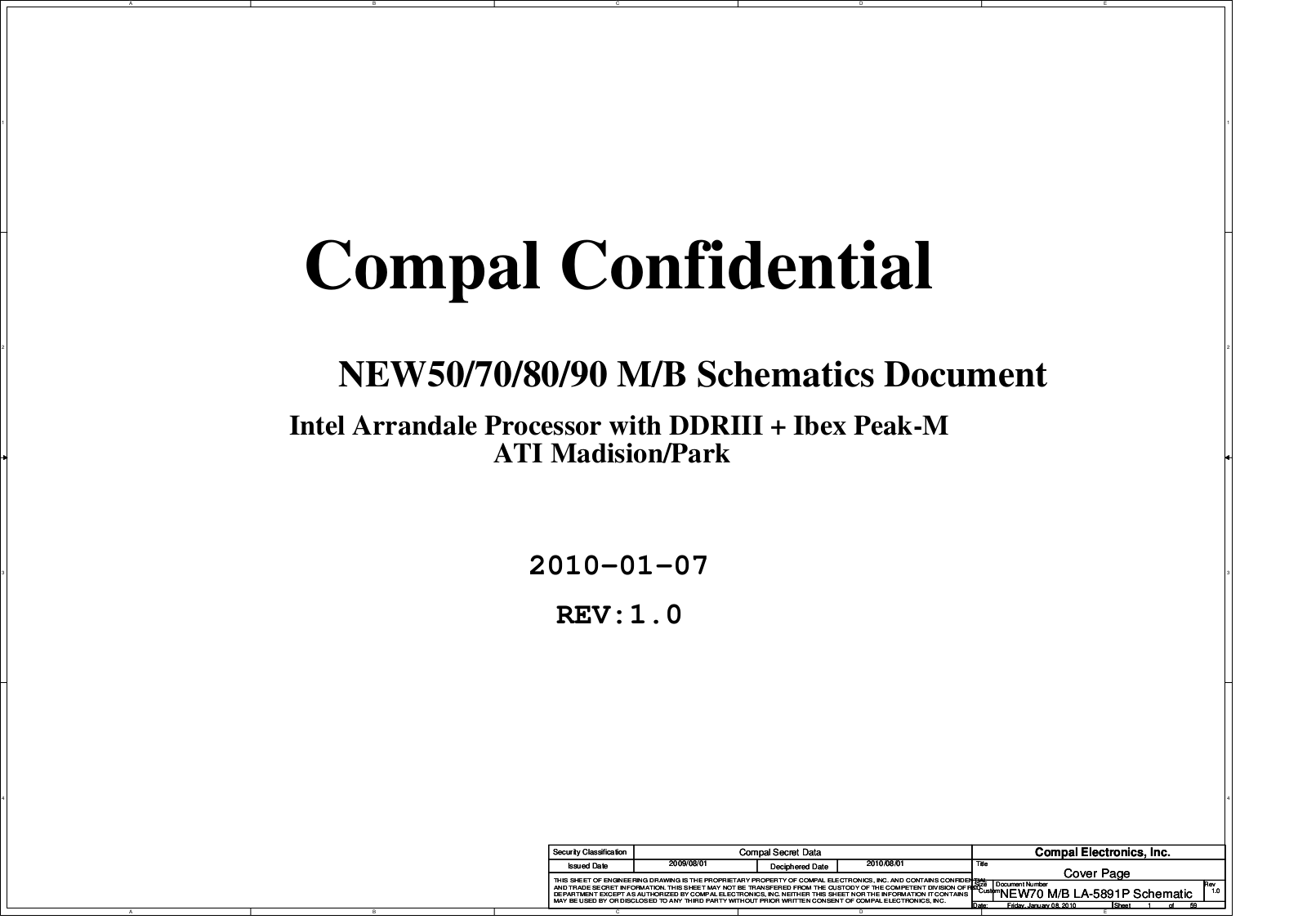 Acer Aspire 4741Z, Aspire 4741ZG, Aspire 5741, Aspire 5741G, Aspire 5741Z Schematics