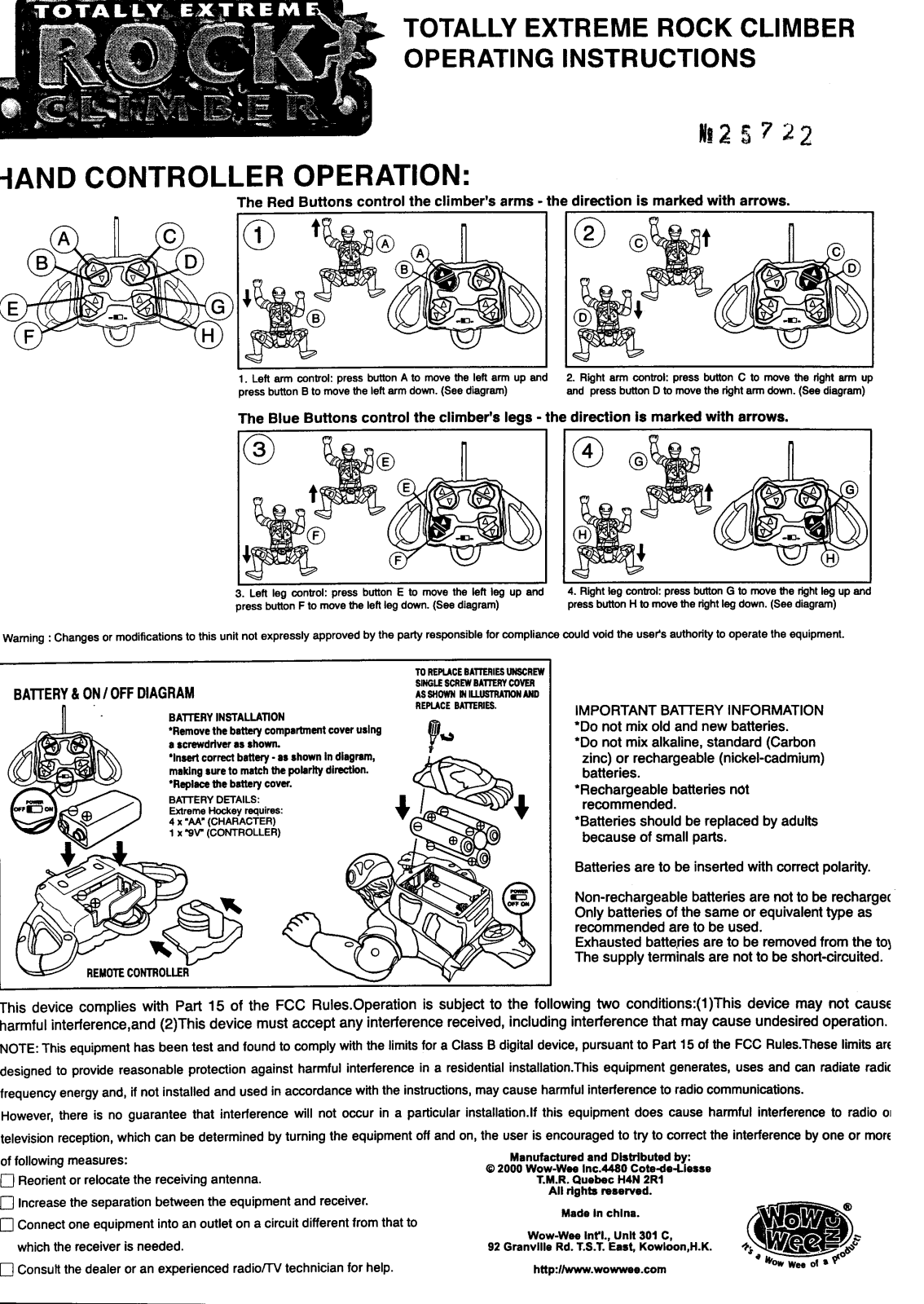 WowWee Group 0215 Users Manual