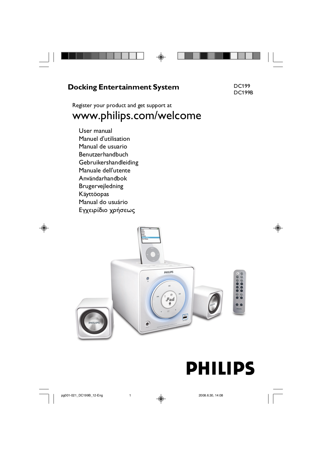 PHILIPS DC199, DC199B User Manual