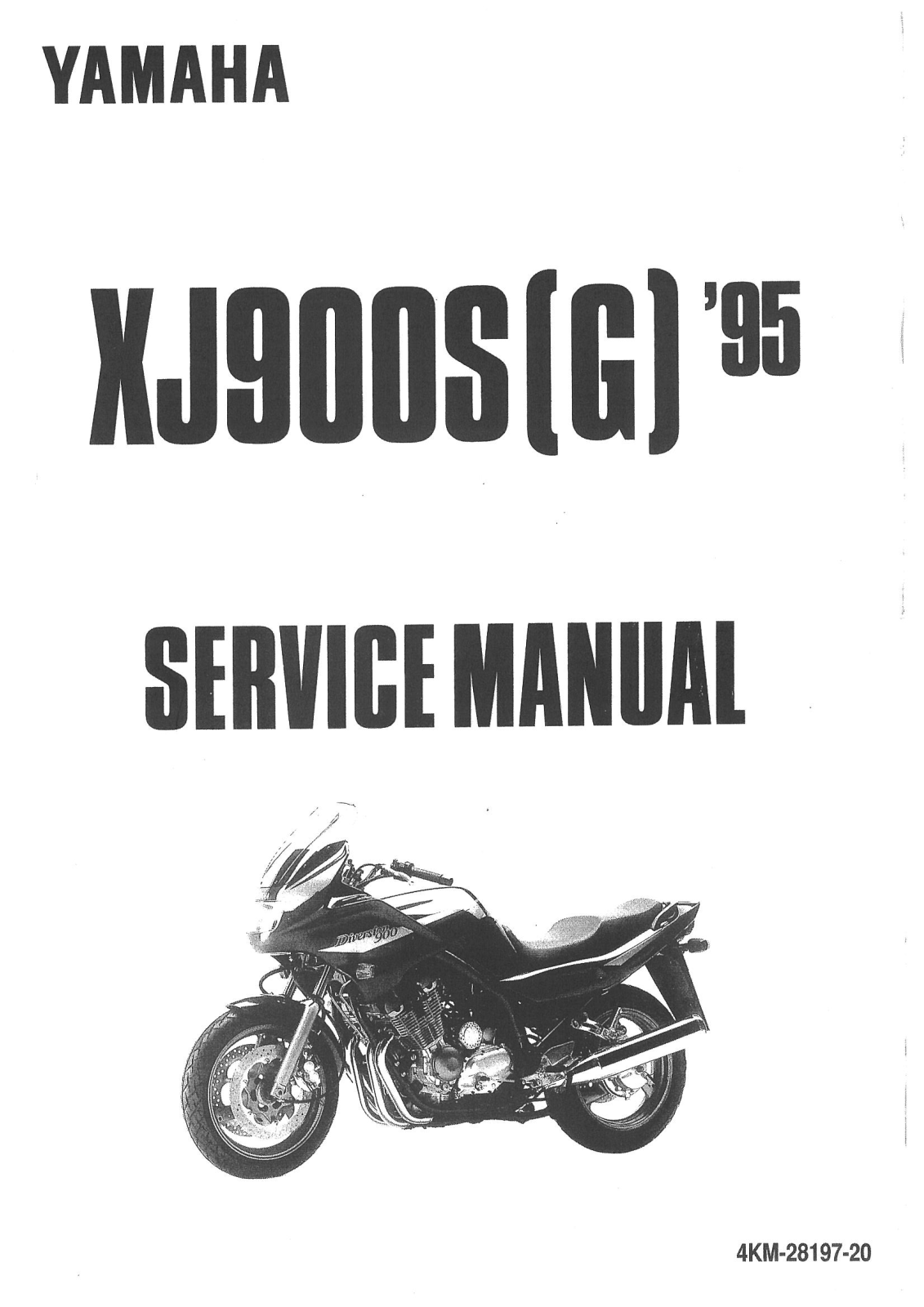 Yamaha XJ900S G 1995 User Manual